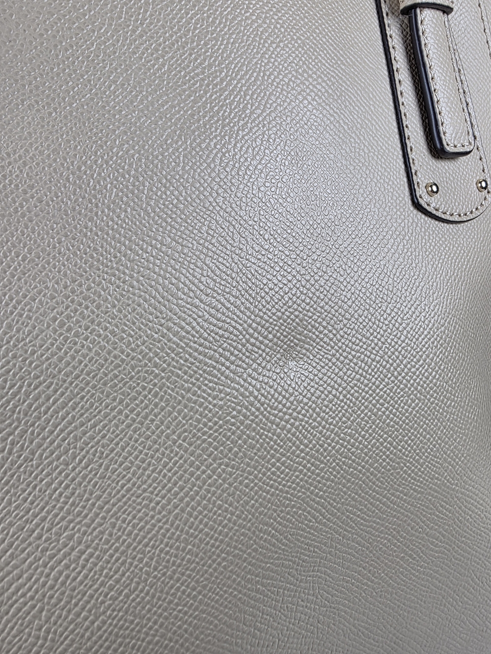 Michael Kors Nude Beige Saffiano Leather Tote Bag Work Laptop School Nwot - Picture 14 of 14